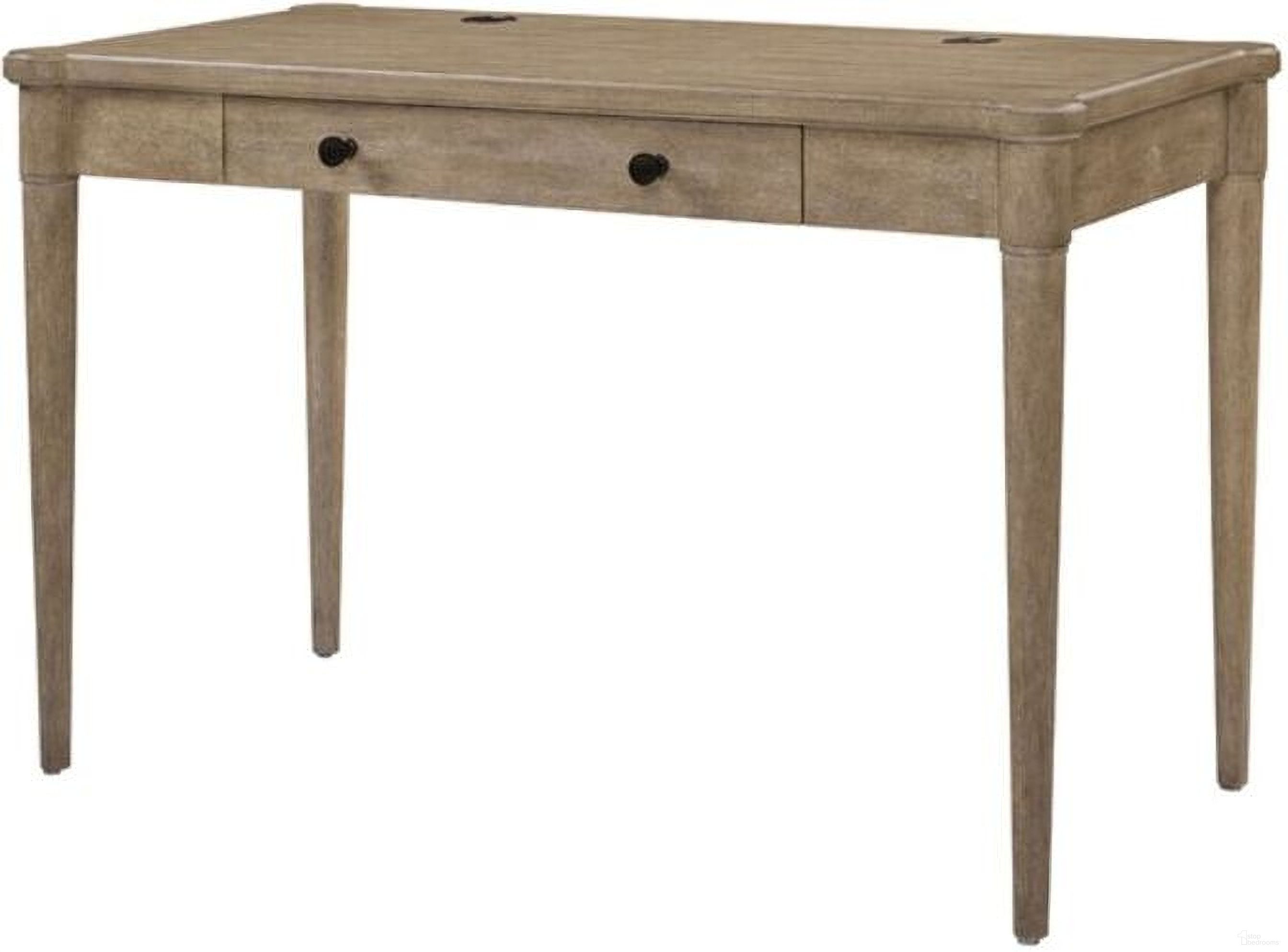 The appearance of Wilmington 48 Inch Writing Desk In Sand designed by Bernell in the transitional interior design. This sand piece of furniture was selected by 1StopBedrooms from Wilmington Collection to add a touch of cosiness and style into your home. Sku: 338-715. Material: Rubberwood.