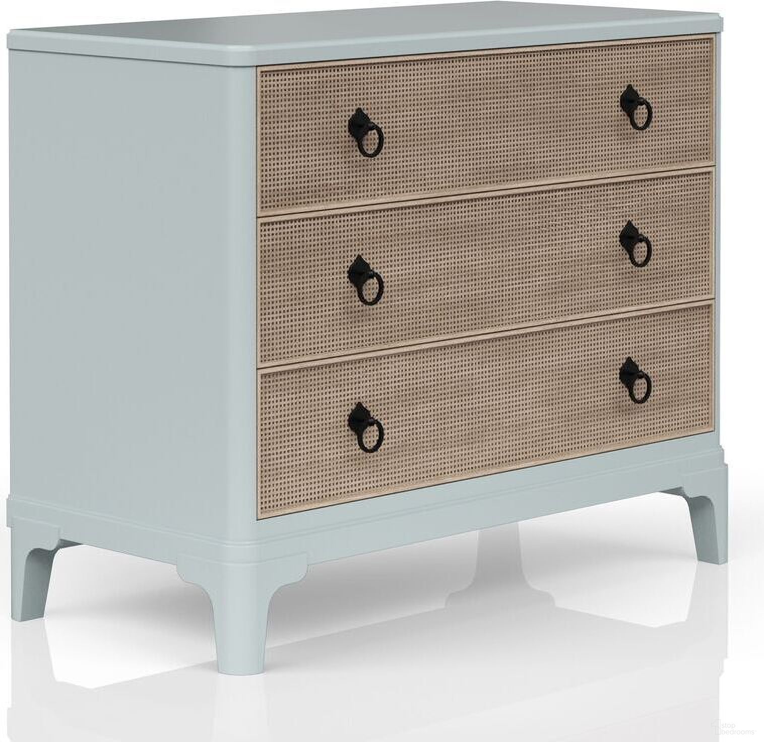 The appearance of Wilmington Hall Chest In Ocean designed by Bernell in the transitional interior design. This ocean piece of furniture was selected by 1StopBedrooms from Wilmington Collection to add a touch of cosiness and style into your home. Sku: 338-153-O. Material: Rubberwood.