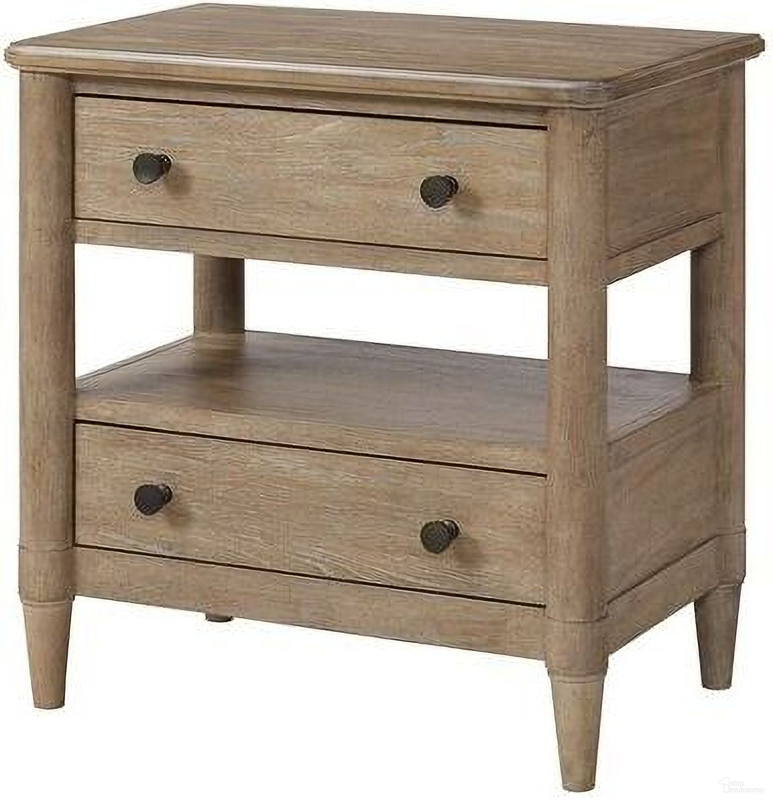 The appearance of Wilmington Open Nightstand In Sand designed by Bernell in the transitional interior design. This sand piece of furniture was selected by 1StopBedrooms from Wilmington Collection to add a touch of cosiness and style into your home. Sku: 338-122. Material: Rubberwood.