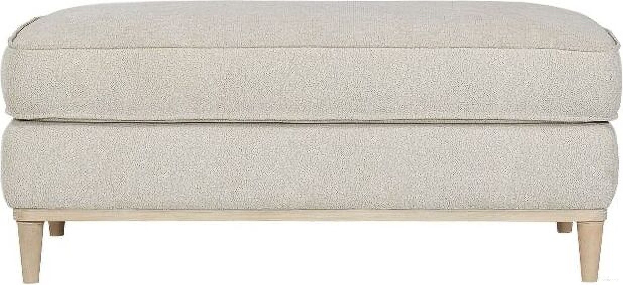 The appearance of Wilmington Ottoman In Cream designed by Bernell in the transitional interior design. This cream piece of furniture  was selected by 1StopBedrooms from Wilmington Collection to add a touch of cosiness and style into your home. Sku: 338-904OT. Material: Foam.