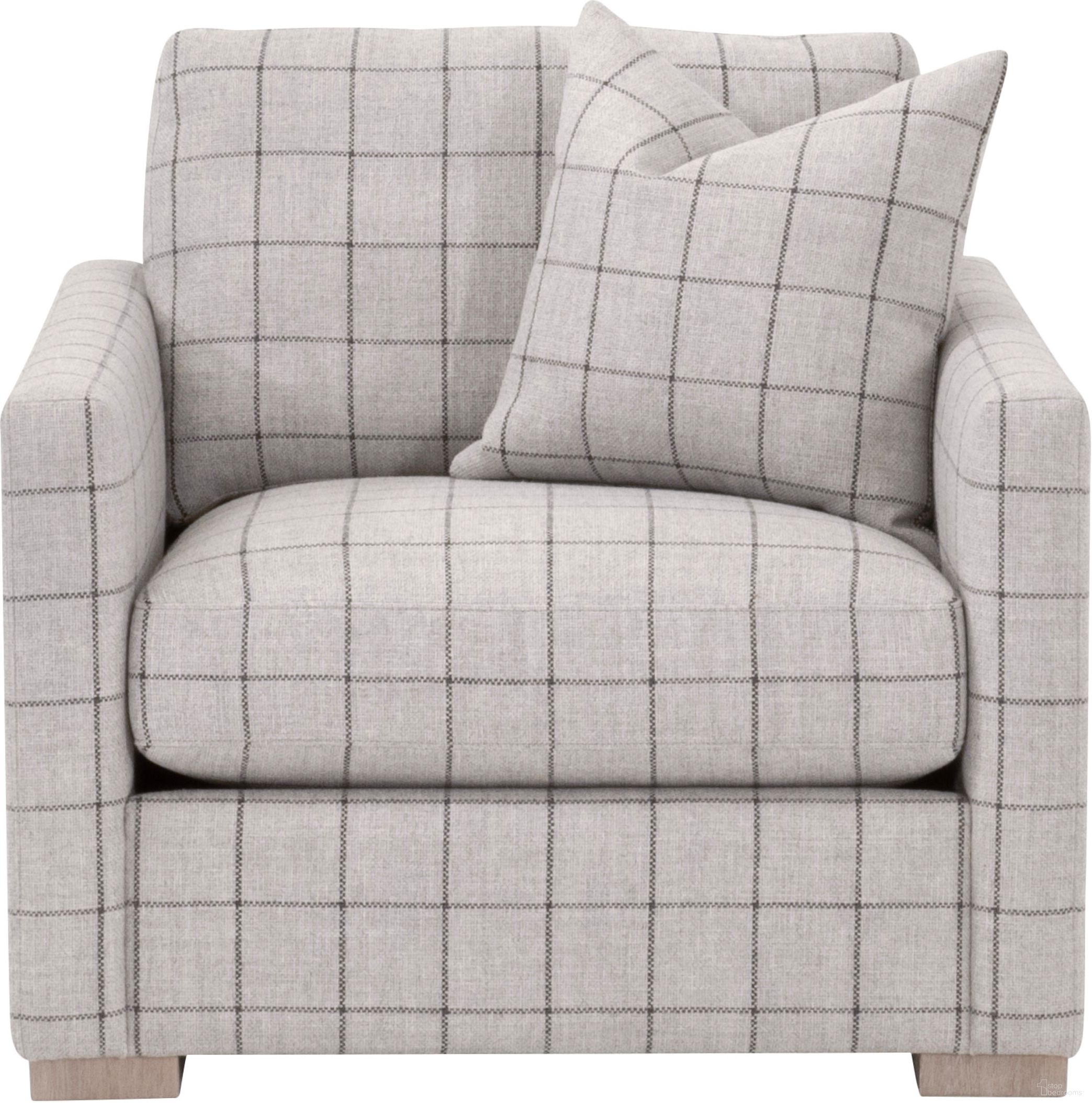 The appearance of Clara Slim Arm Sofa Chair In Cement and Natural Gray designed by Essentials For Living in the transitional interior design. This cement/natural gray piece of furniture was selected by 1StopBedrooms from Stitch & Hand Collection to add a touch of cosiness and style into your home. Sku: 6620-1.WCMT/NG. Material: Solid Oak.