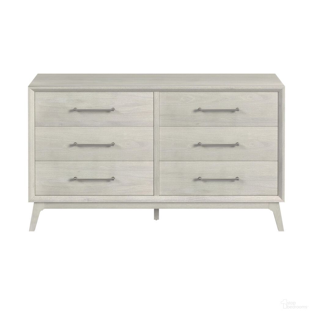 The appearance of Clare 6-Drawer Dresser In Almond designed by Picket House in the modern / contemporary interior design. This almond piece of furniture was selected by 1StopBedrooms from Clare Collection to add a touch of cosiness and style into your home. Sku: B-13000-6-DR. Material: Paper.
