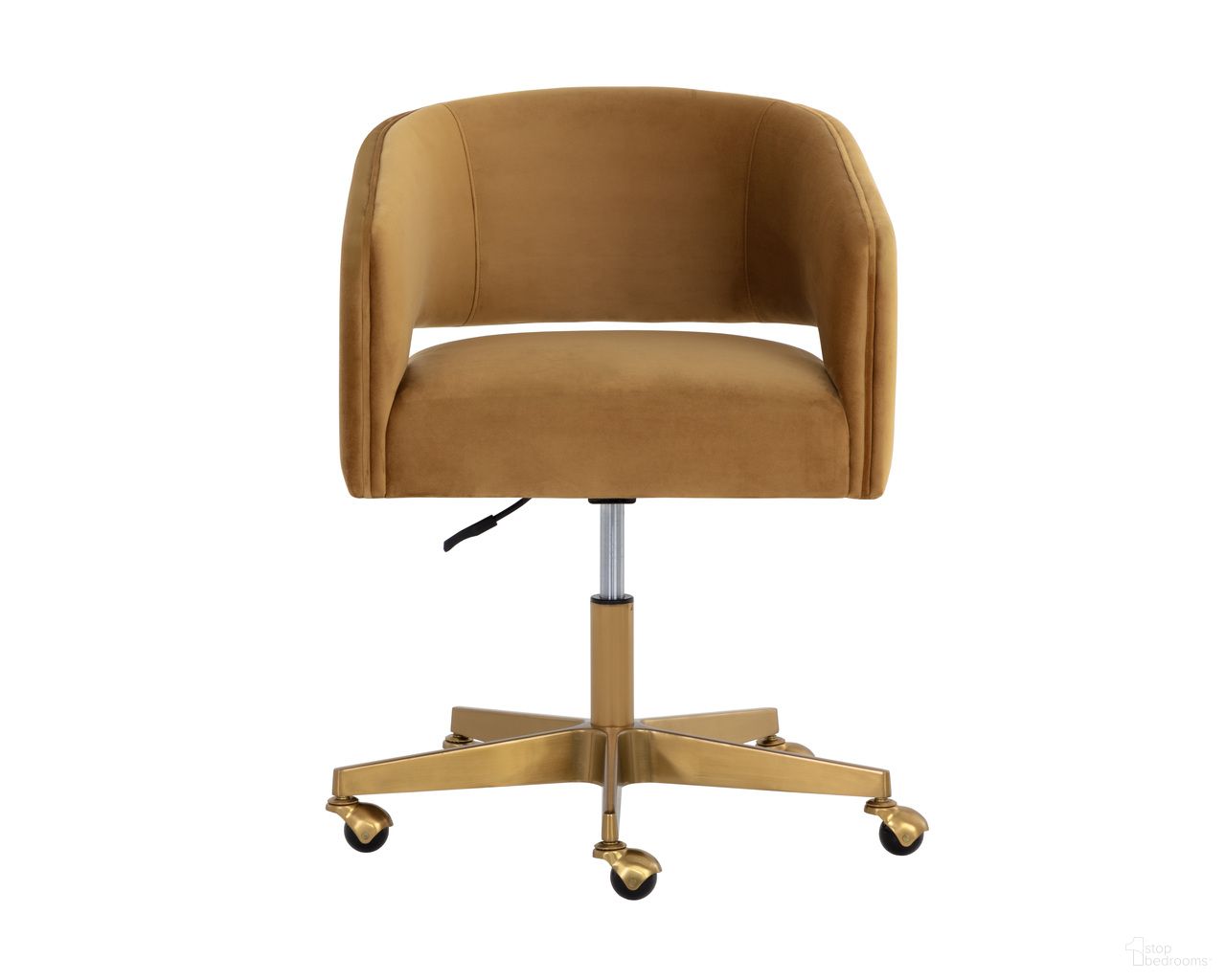 Claren Office Chair In Gold Sky