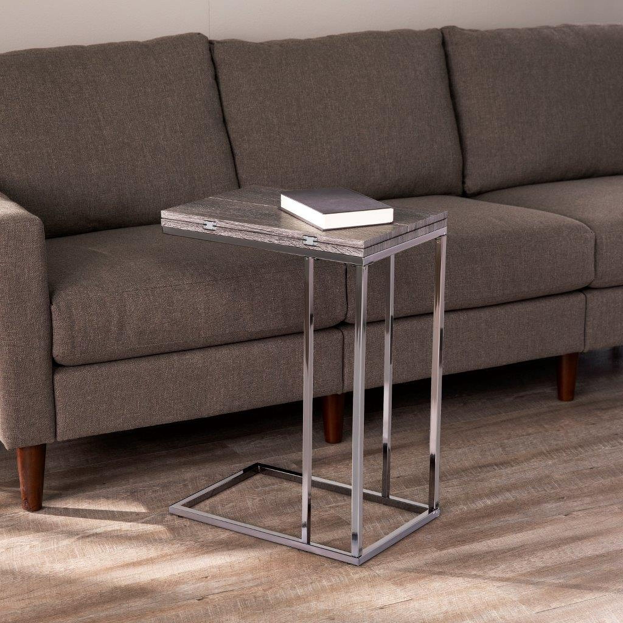 The appearance of Clarkdom Expandable C-Table designed by SEI Furniture in the country / farmhouse interior design. This black piece of furniture  was selected by 1StopBedrooms from Clarkdom Collection to add a touch of cosiness and style into your home. Sku: OC1014506. Material: Wood.