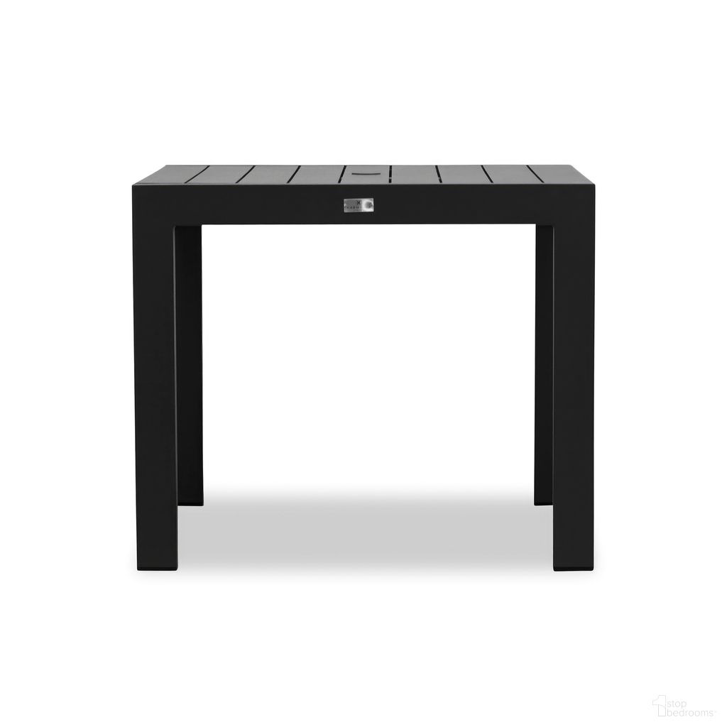 The appearance of Classic Aluminum 35 Inch Square Dining Table In Black designed by Harmonia Living in the modern / contemporary interior design. This black piece of furniture was selected by 1StopBedrooms from Classic Aluminum Collection to add a touch of cosiness and style into your home. Sku: CSAL-BK-4SQDT. Table Base Style: Legs. Table Top Shape: Square. Material: Aluminum. Size: 36".