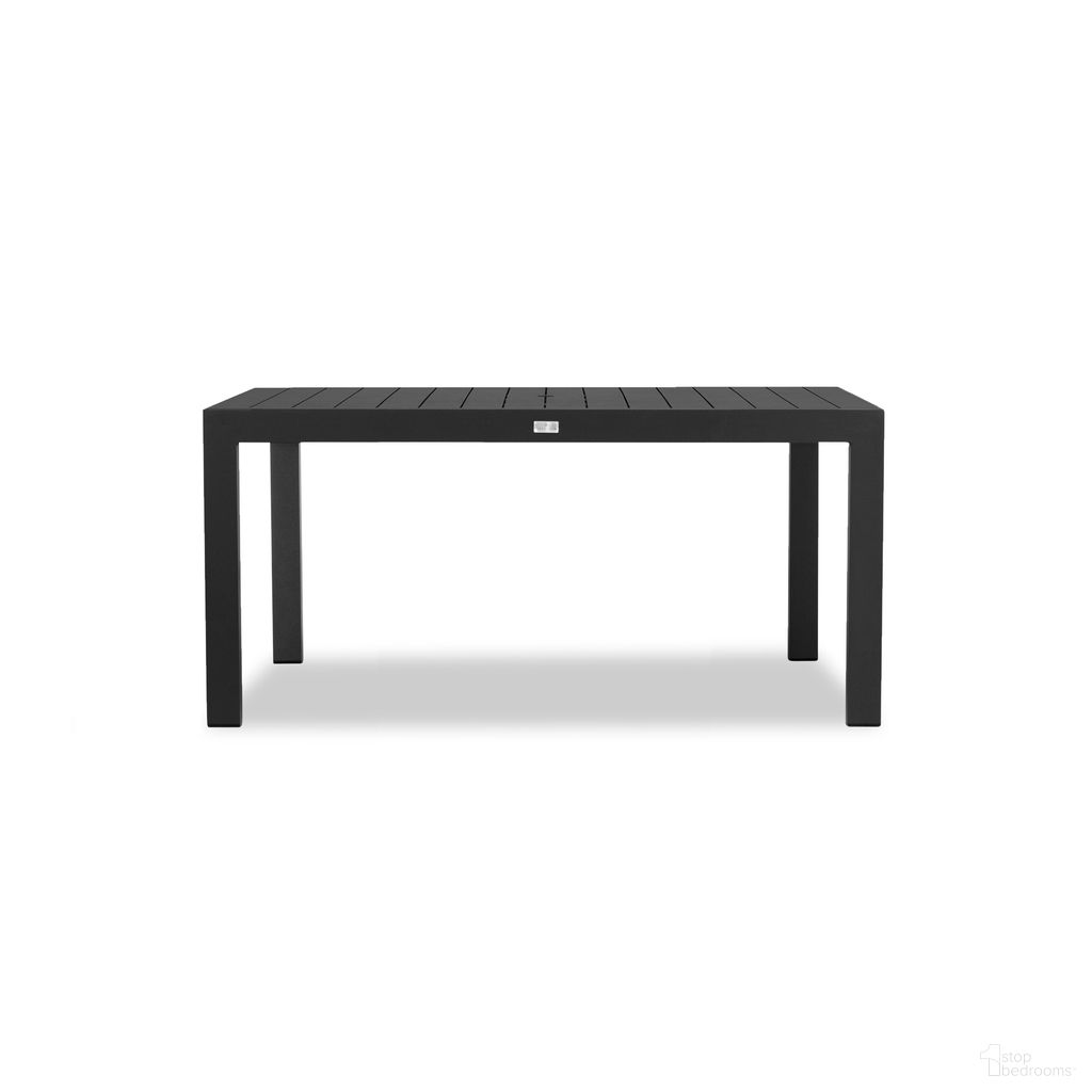The appearance of Classic Aluminum 63 Inch Rectangular Dining Table In Black designed by Harmonia Living in the modern / contemporary interior design. This black piece of furniture was selected by 1StopBedrooms from Classic Aluminum Collection to add a touch of cosiness and style into your home. Sku: CSAL-BK-6RCDT. Table Base Style: Legs. Material: Aluminum. Table Top Shape: Rectangular. Size: 63" x 36".