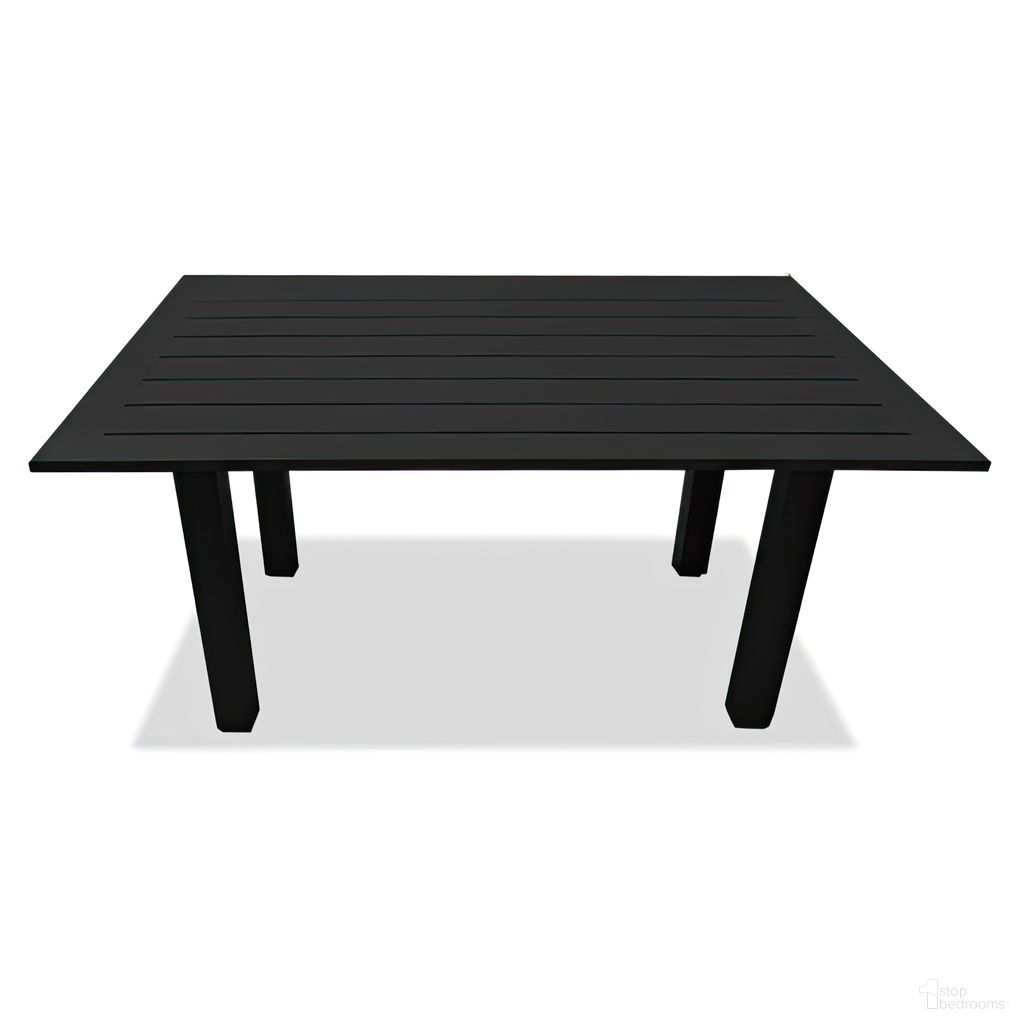 The appearance of Classic Aluminum Rectangular Chat Table In Black designed by Harmonia Living in the modern / contemporary interior design. This black piece of furniture was selected by 1StopBedrooms from Classic Aluminum Collection to add a touch of cosiness and style into your home. Sku: HL-CSAL-BK-RCCHAT. Material: Aluminum.