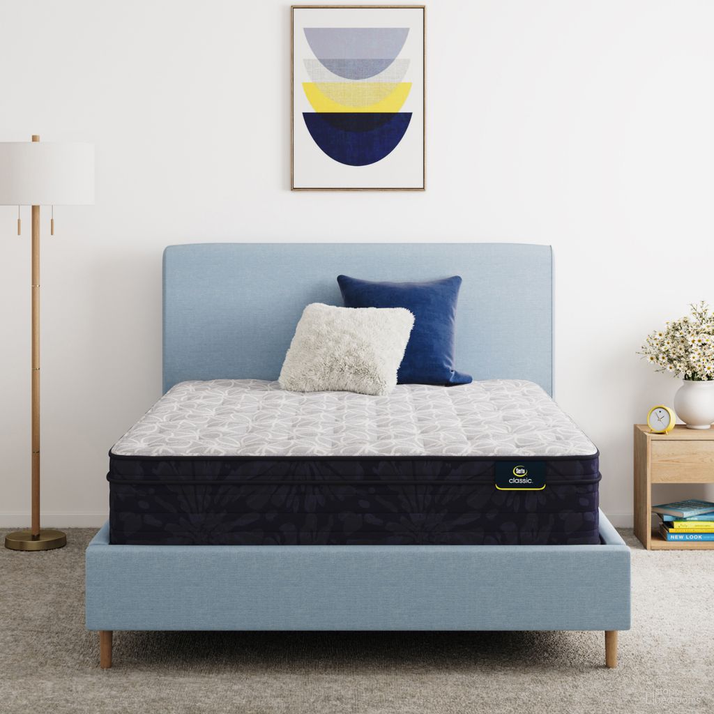 Classic Clarks Hill LTD 12.5 Inch Plush Euro Top Queen Mattress In White