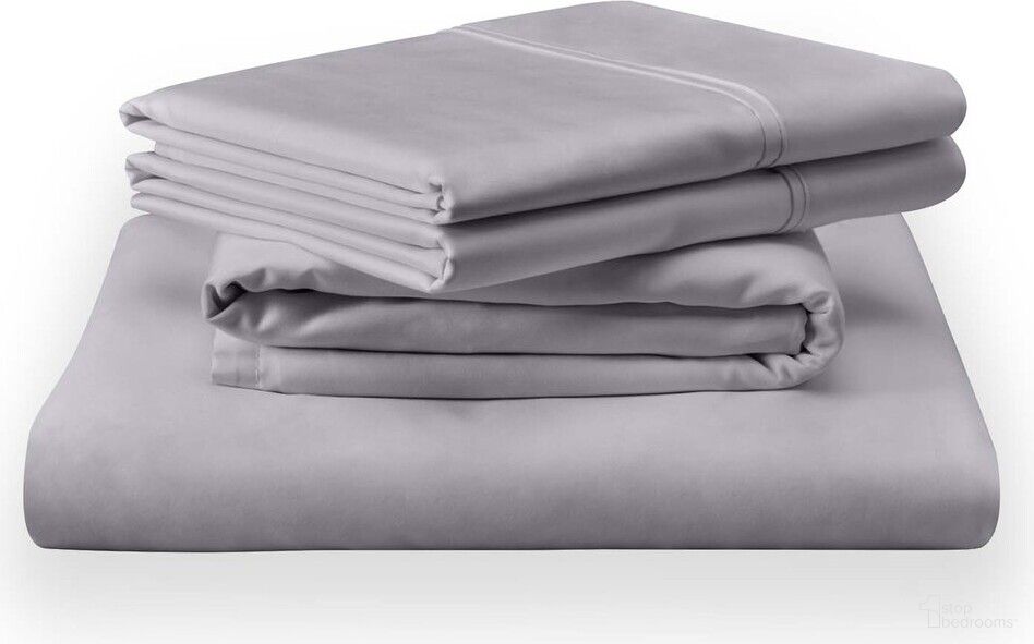Classic Cotton Full Sheet Set In Cool Gray
