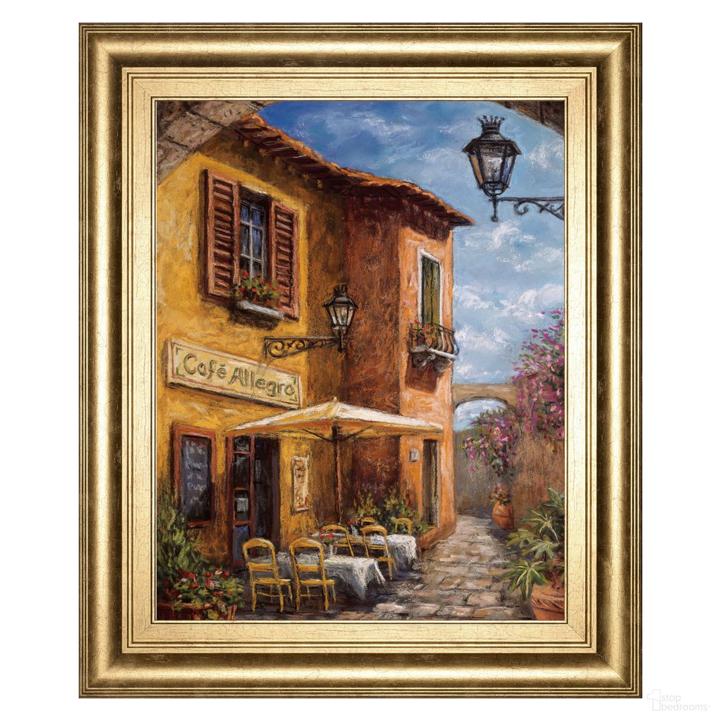 Classy Art Courtyard Cafe Wall Art In Multi