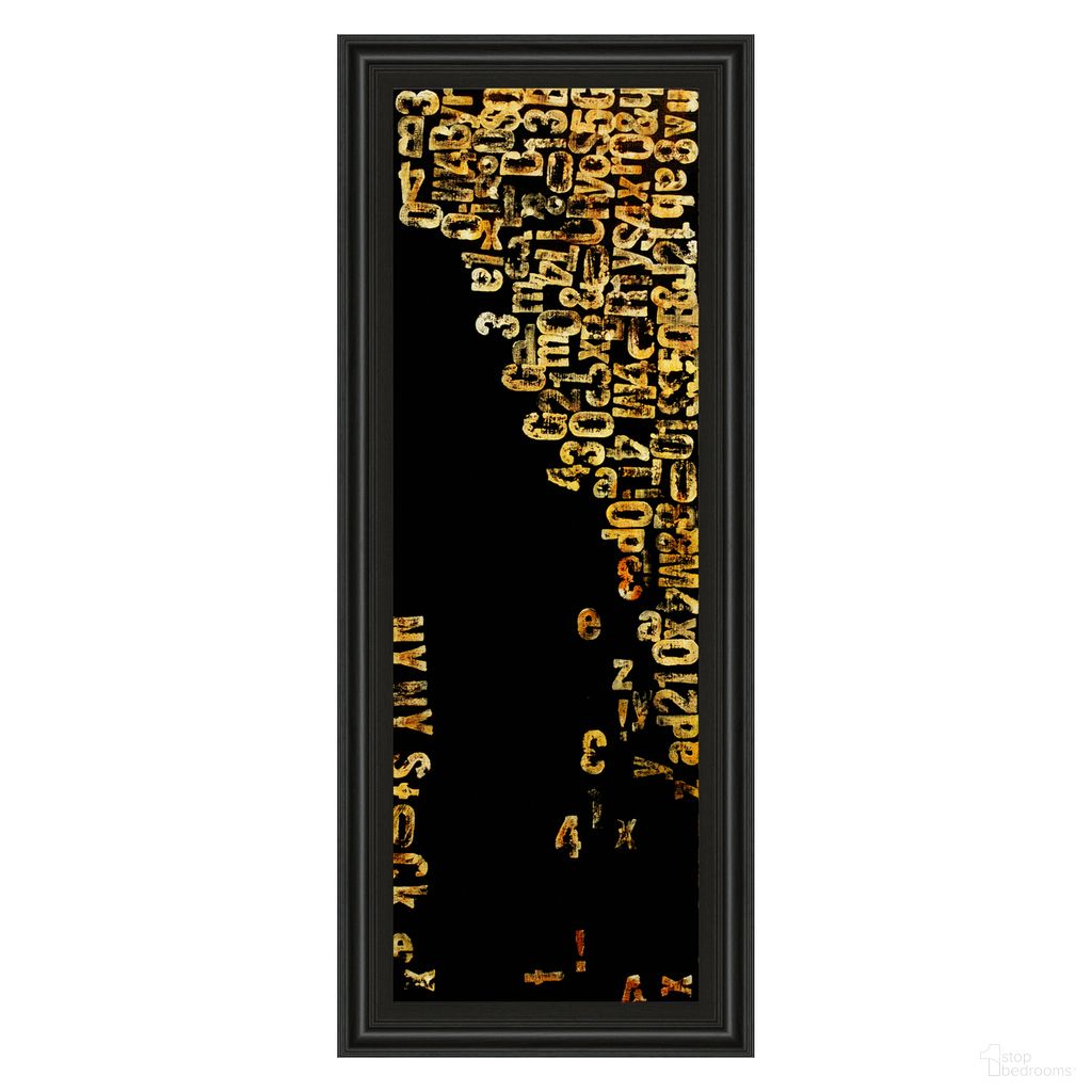 Classy Art Distressed Typography Wall Art In Black and Gold