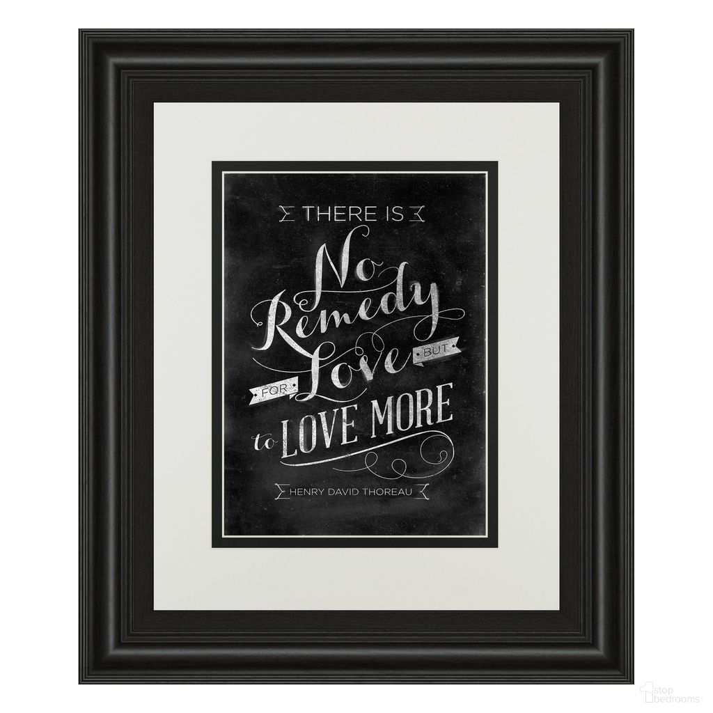 The appearance of Classy Art No Remedy Wall Art - Double Mat In Black and White designed by Classy Living in the transitional interior design. This black/white piece of furniture was selected by 1StopBedrooms from Classy Art Collection to add a touch of cosiness and style into your home. Sku: DM5396. Material: MDF.