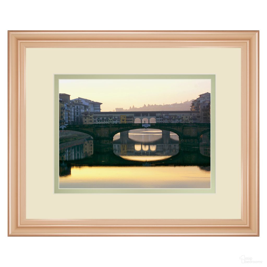 Classy Art Reflection Wall Art - Double Mat In Gold