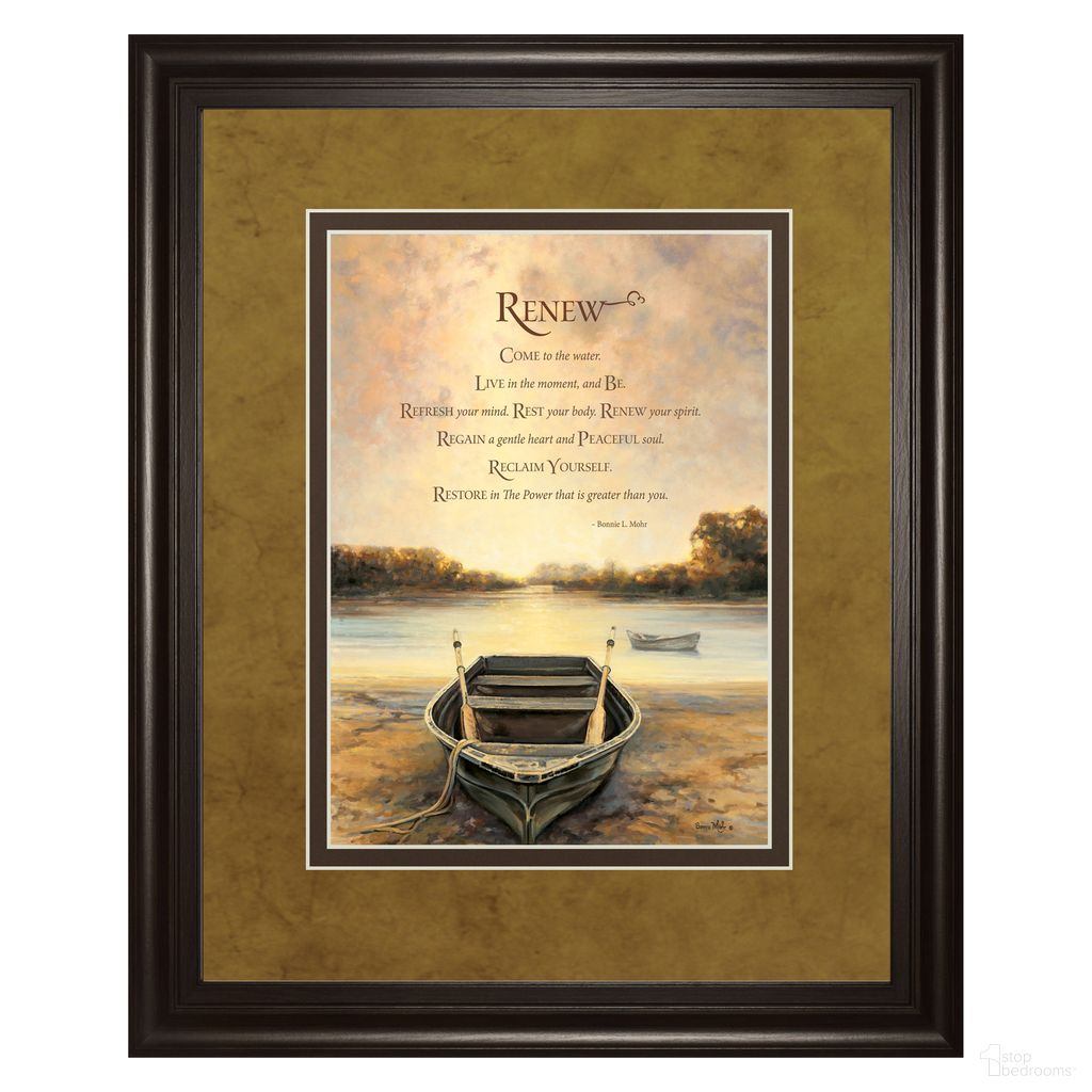 Classy Art Renewal Reflection Wall Art - Double Mat In Multi