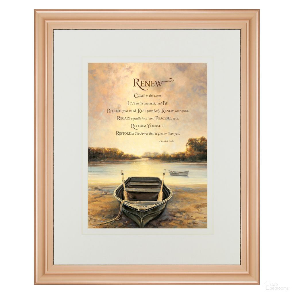 Classy Art Renewal Reflection Wall Art - Double Mat In Multi