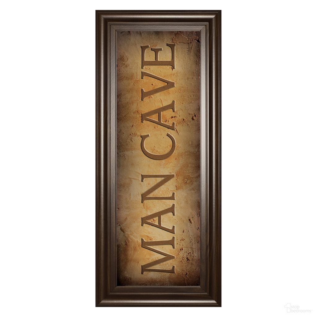 Classy Art Rustic Man Cave Wall Art In Tan and Brown
