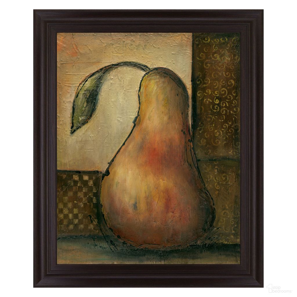Classy Art Rustic Pear Wall Art - No Mat In Multi