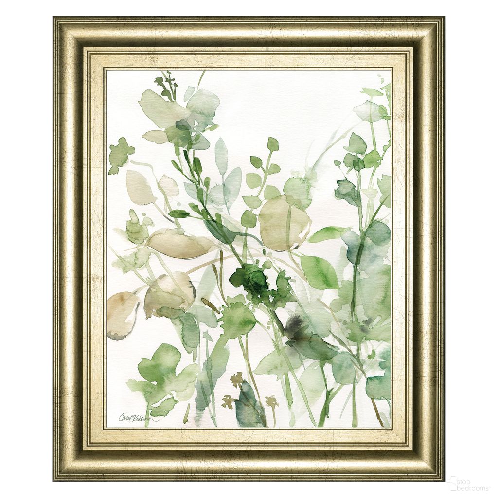 Classy Art Serene Botanicals Wall Art In Green and Beige