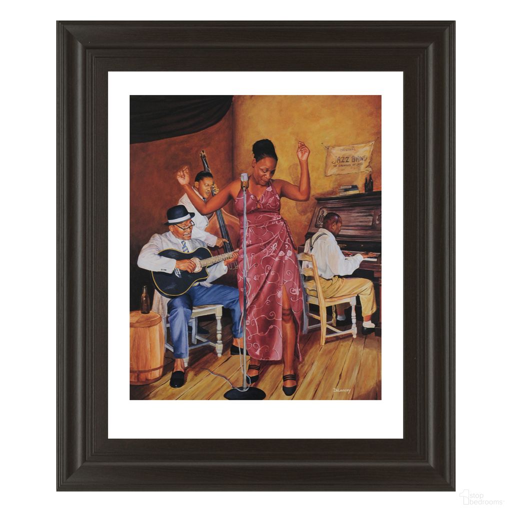Classy Art Soulful Jazz Scene Wall Art In Multi