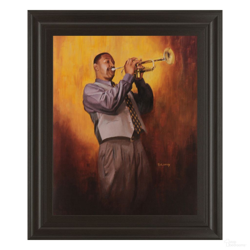 Classy Art Soulful Trumpet Serenade Wall Art In Multi