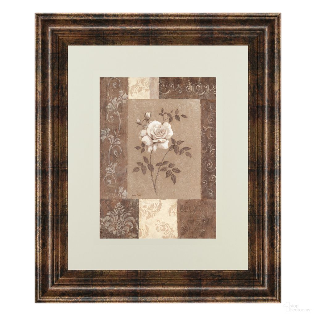 The appearance of Classy Art Timeless Rose Wall Art - Double Mat In Beige and Brown designed by Classy Living in the transitional interior design. This beige and brown piece of furniture was selected by 1StopBedrooms from Classy Art Collection to add a touch of cosiness and style into your home. Sku: DM2171. Material: MDF.