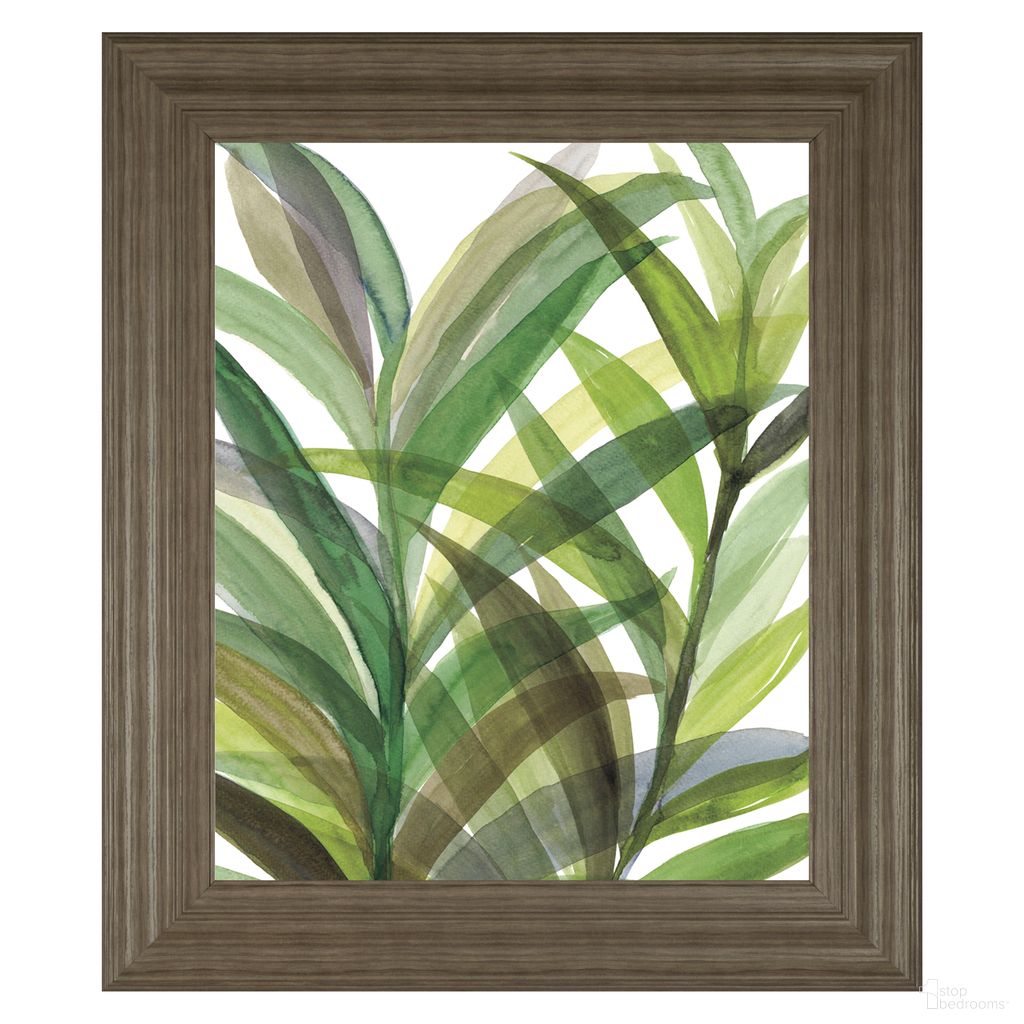 Classy Art Tropical Greens Wall Art In Brown and Green