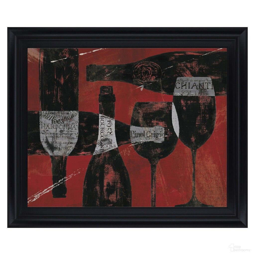 Classy Art Wine Elegance Scene Wall Art - No Mat In Multi
