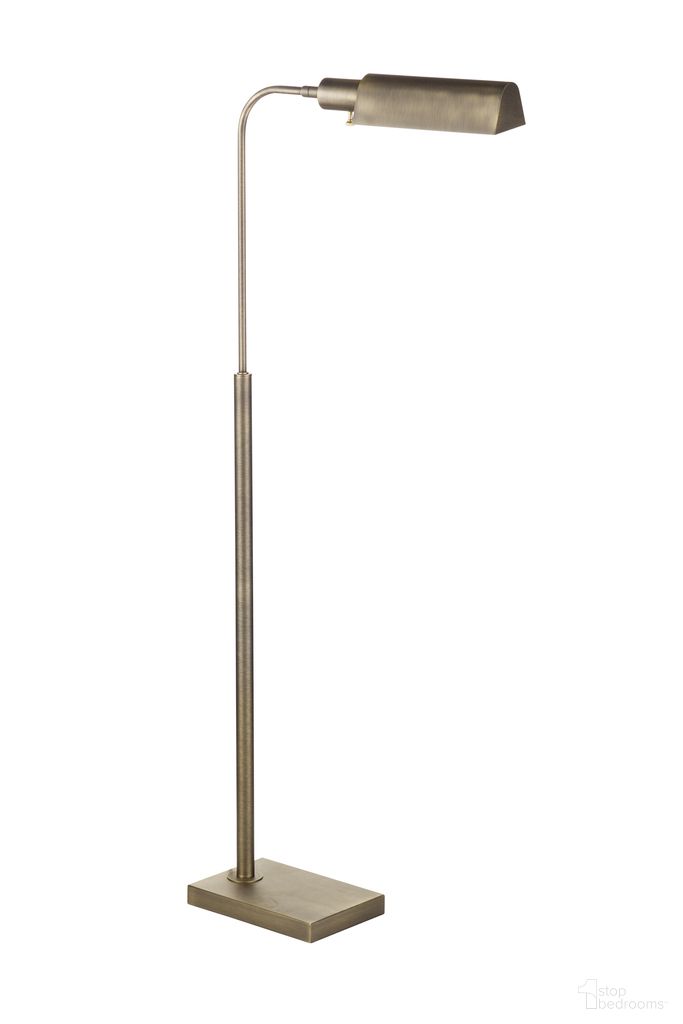 Clatsop Floor Lamp In Antique Brass