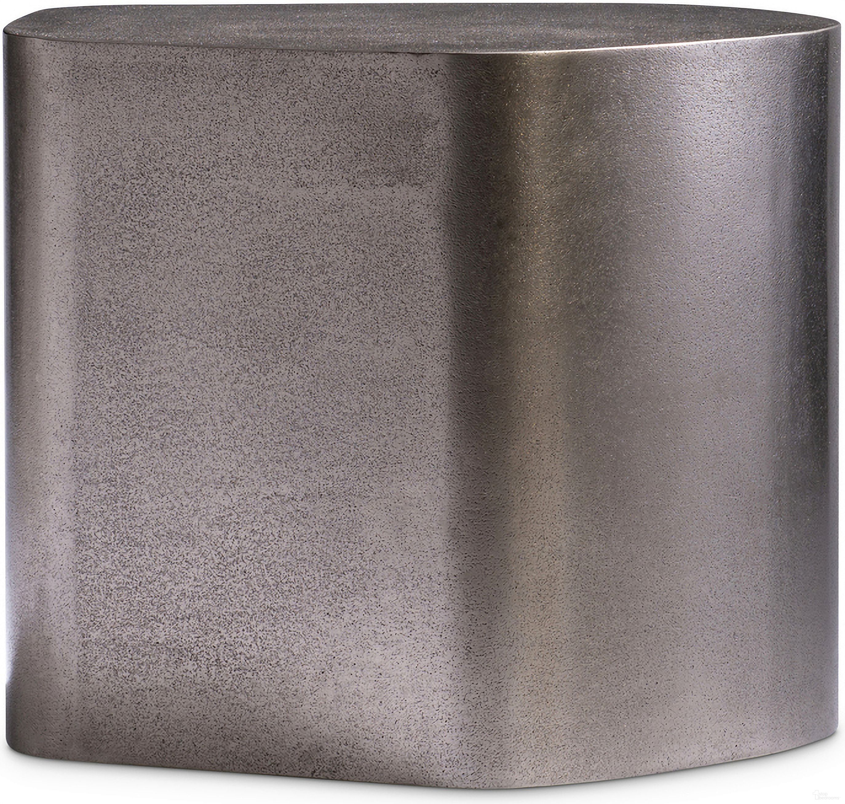 The appearance of Clawson Side Table In Graphite designed by Bernhardt in the modern / contemporary interior design. This graphite piece of furniture  was selected by 1StopBedrooms from Clawson Collection to add a touch of cosiness and style into your home. Sku: 338124. Material: Metal.