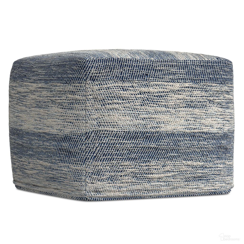 The appearance of Clay Cotton Square Pouf In Patterened Teal Melange designed by Simpli Home in the bohemian interior design. This patterened teal melange piece of furniture was selected by 1StopBedrooms from Clay Collection to add a touch of cosiness and style into your home. Sku: AXCPF-07-TL. Material: Cotton.