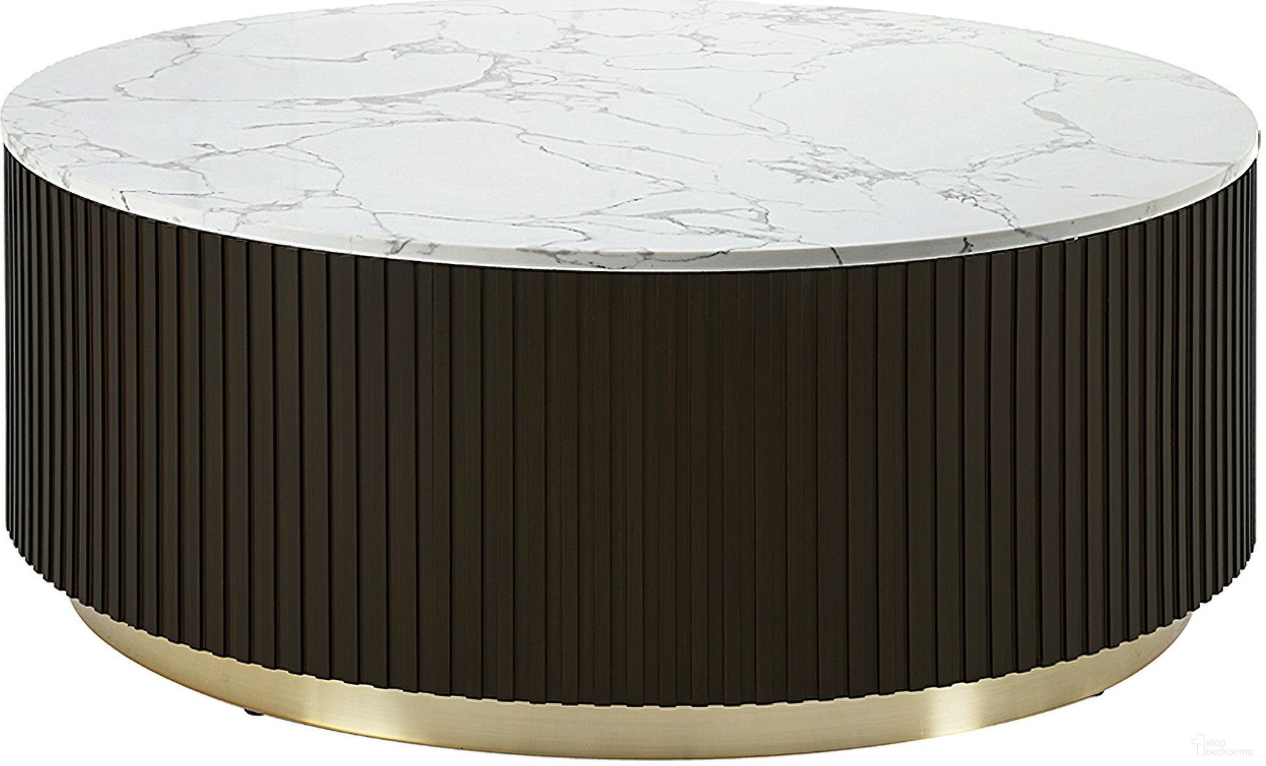 The appearance of Clayten Coffee Table In White and Espresso designed by ACME in the modern / contemporary interior design. This white/espresso piece of furniture was selected by 1StopBedrooms from Clayten Collection to add a touch of cosiness and style into your home. Sku: LV03945. Material: Wood.