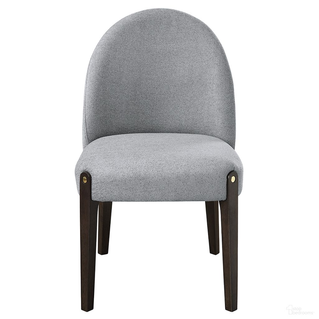 The appearance of Clayten Side Chair Set of 2 In Gray and Espresso designed by ACME in the modern / contemporary interior design. This gray and espresso piece of furniture was selected by 1StopBedrooms from Clayten Collection to add a touch of cosiness and style into your home. Sku: DN03941. Material: Wood. Chair Type: Side Chair.