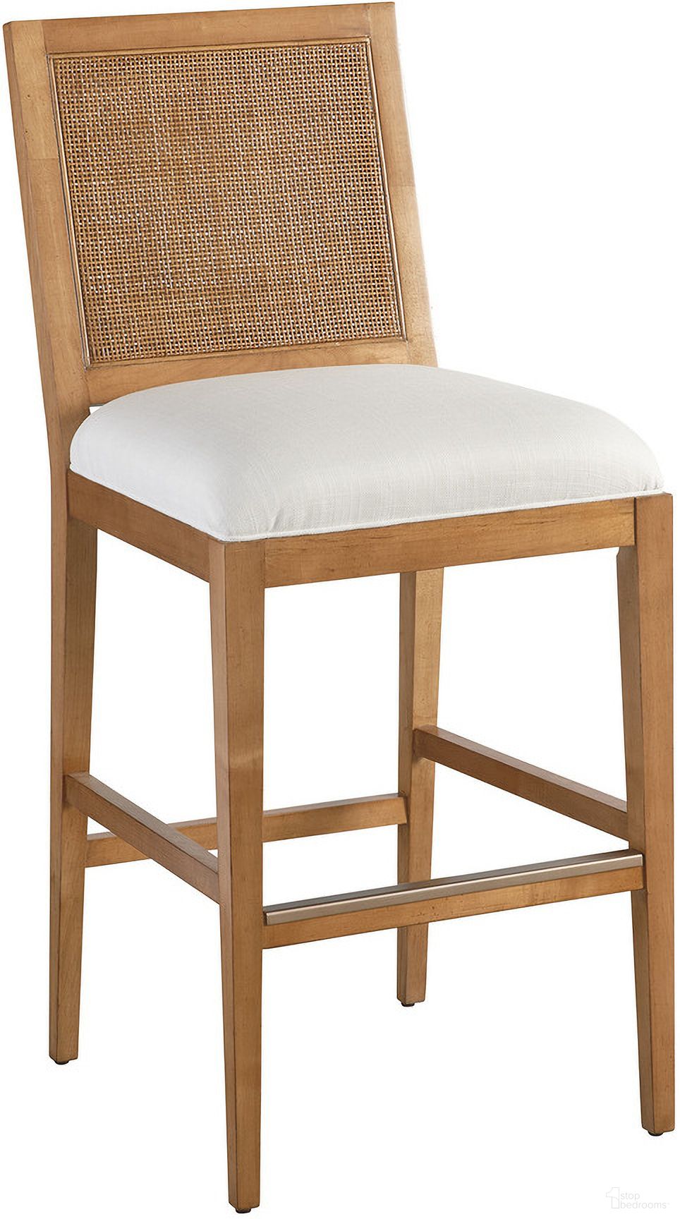 The appearance of Laguna Cleo Bar Stool In Table Rock designed by Barclay Butera in the coastal interior design. This table rock piece of furniture  was selected by 1StopBedrooms from Laguna Collection to add a touch of cosiness and style into your home. Sku: 934-896-01. Material: Wood.
