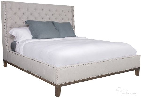 The appearance of Cleo King Bed In Cream designed by Vanguard Furniture in the traditional interior design. This cream piece of furniture was selected by 1StopBedrooms from Cleo Collection to add a touch of cosiness and style into your home. Sku: TW521KHF. Material: Wood. Bed Size: King.