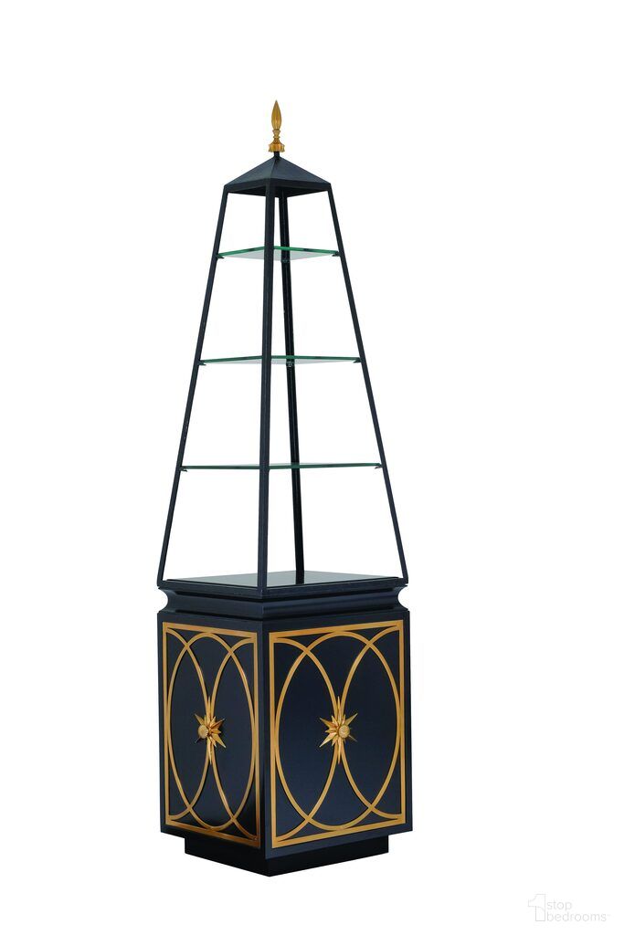 The appearance of Cleopatra's Etagere Needle In Brass and Black designed by Maitland-Smith in the modern / contemporary interior design. This brass and black piece of furniture was selected by 1StopBedrooms from Maitland Smith Collection to add a touch of cosiness and style into your home. Sku: 8109-53. Material: Wood.