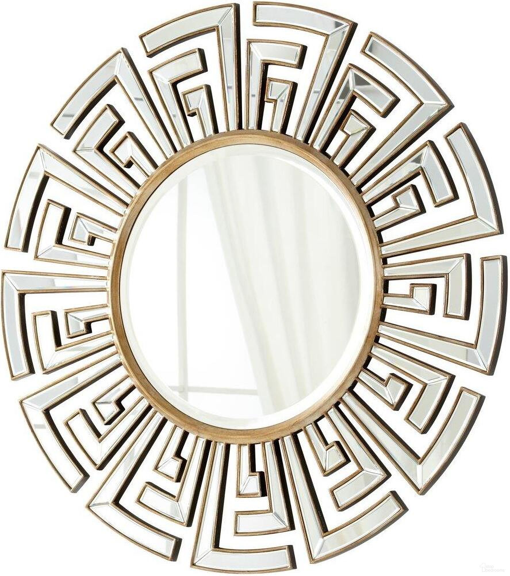 The appearance of Cleopatra Transitional Mirror designed by Cyan Design in the modern / contemporary interior design. This gold piece of furniture was selected by 1StopBedrooms from to add a touch of cosiness and style into your home. Sku: 05941. Material: Glass.