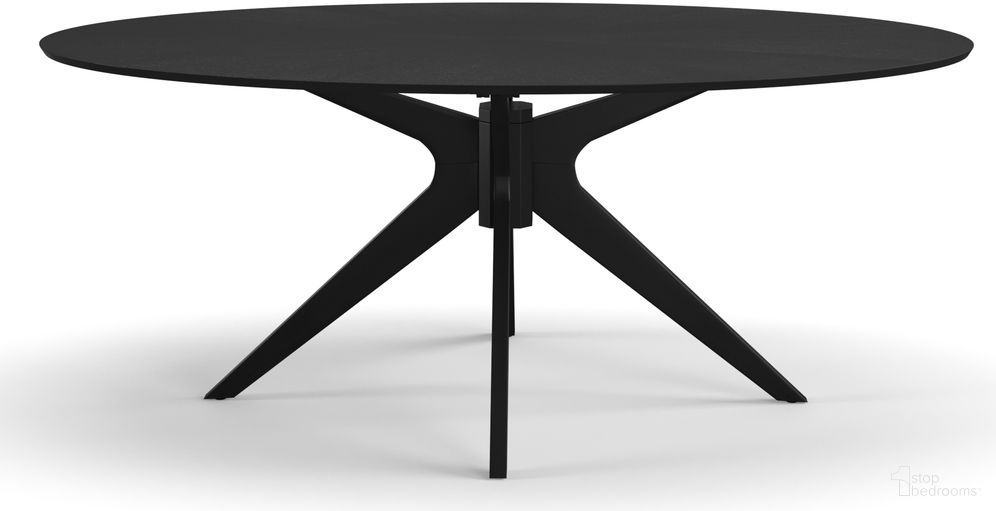 The appearance of Clifford Oval Coffee Table In Black designed by Aeon in the modern / contemporary interior design. This black piece of furniture was selected by 1StopBedrooms from Brockton Collection to add a touch of cosiness and style into your home. Sku: AE1203-CT-Blk-Blk. Material: Wood.