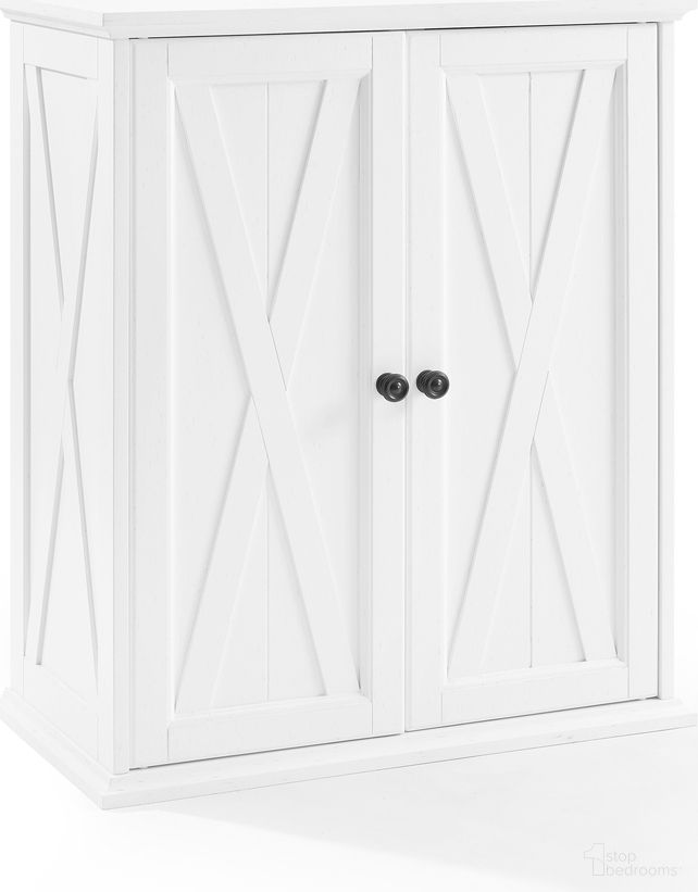 Clifton Stackable Kitchen Storage Pantry In Distressed White