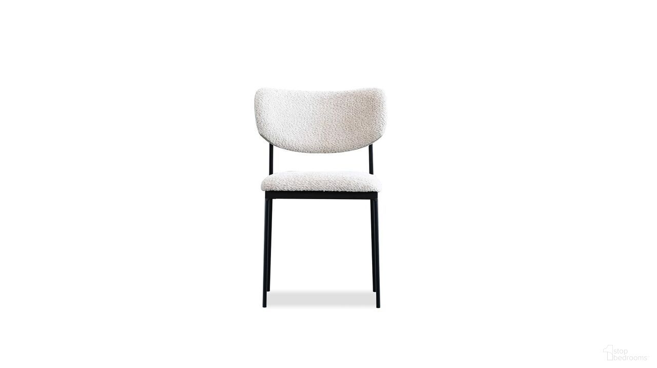 The appearance of Clique Dining Chair Set of 2 Black Powder Coated Steel Base In Biscuit Beige designed by Mobital in the modern / contemporary interior design. This biscuit beige piece of furniture  was selected by 1StopBedrooms from Clique Collection to add a touch of cosiness and style into your home. Sku: DCH-CLIQ-BISB-PCBLA. Material: Metal. Chair Type: Side Chair.