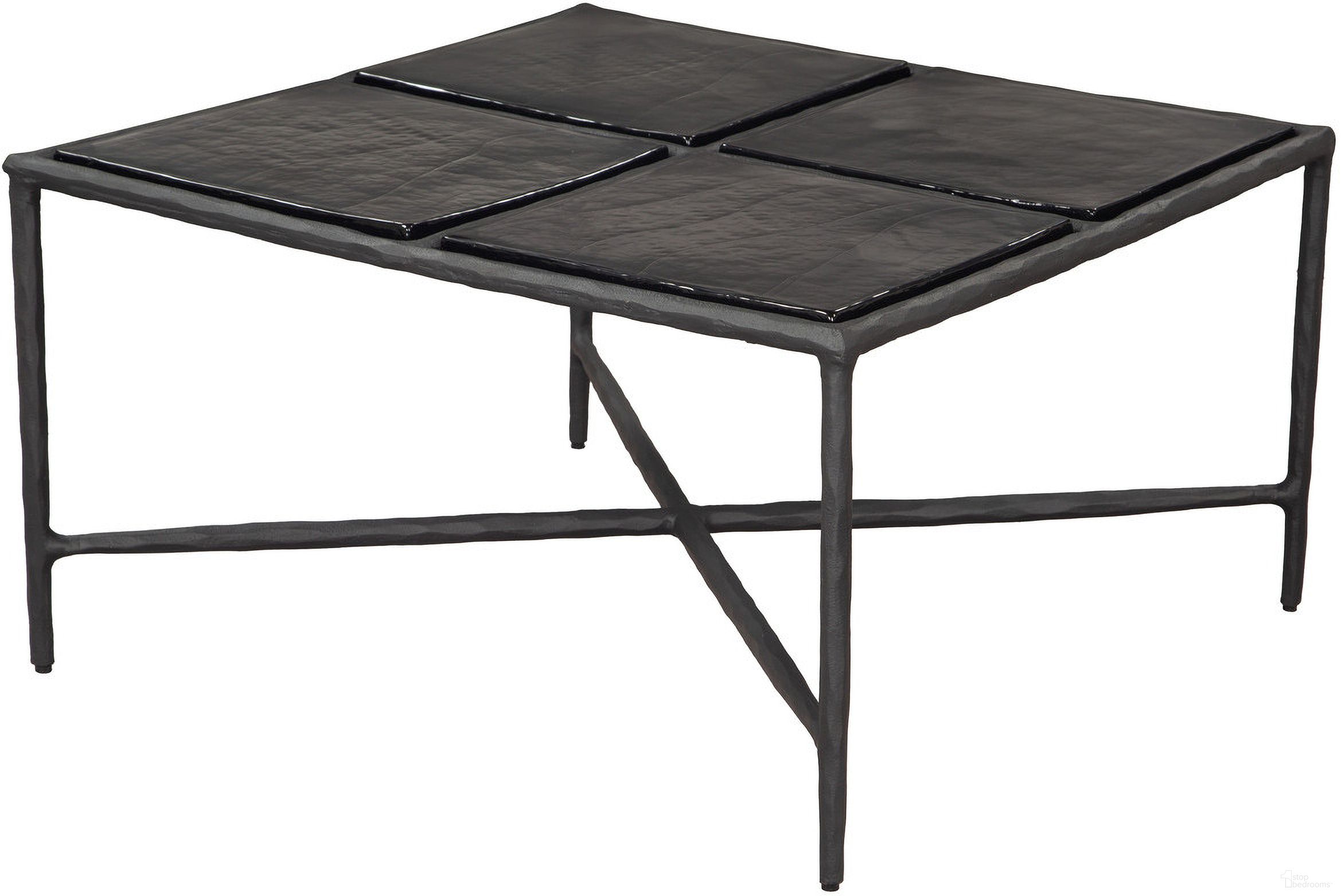 The appearance of Cloe Coffee Table In Black designed by Zuo Modern in the modern / contemporary interior design. This black piece of furniture  was selected by 1StopBedrooms from Cloe Collection to add a touch of cosiness and style into your home. Sku: 110620. Material: Aluminum.