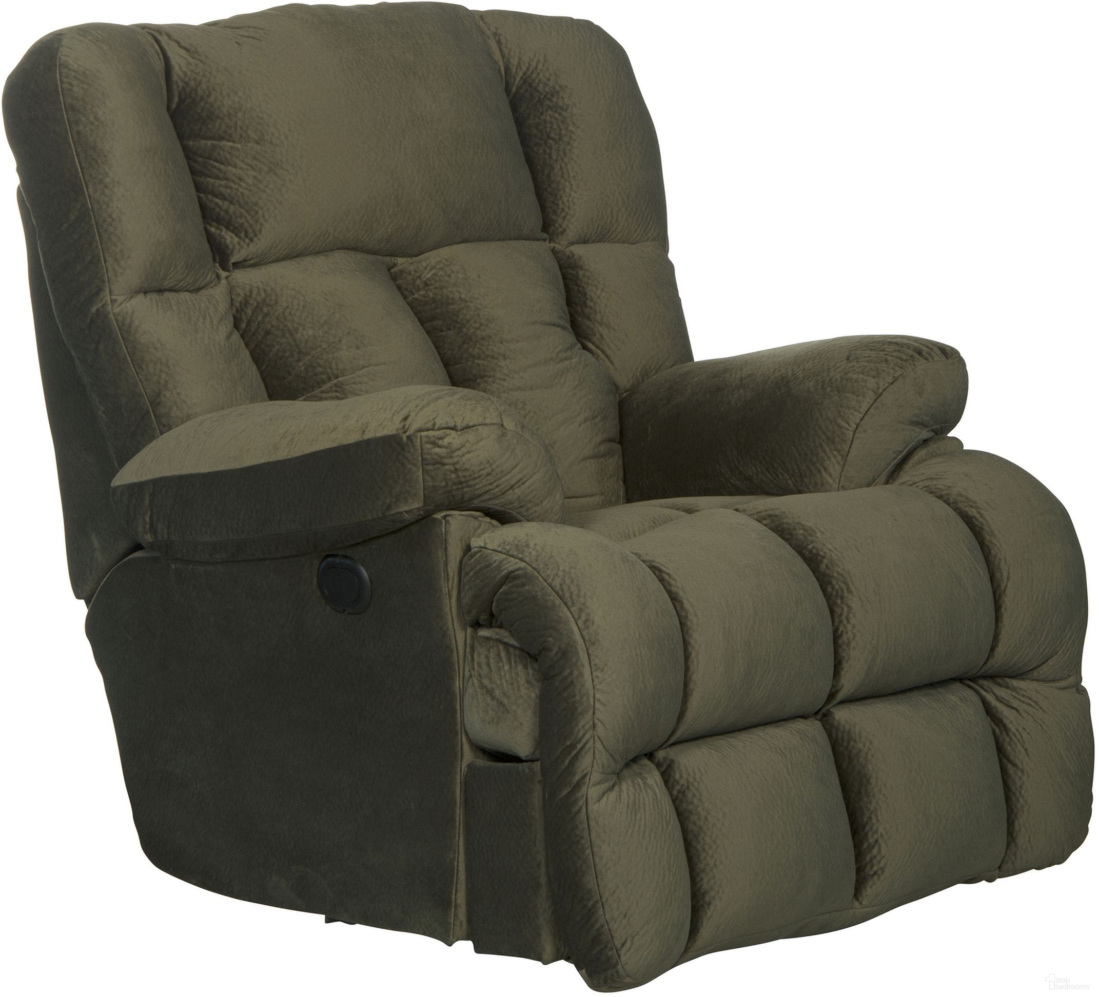 The appearance of Cloud 12 Sage Power Recliner designed by Catnapper in the transitional interior design. This gray piece of furniture was selected by 1StopBedrooms from Cloud Collection to add a touch of cosiness and style into your home. Sku: 65417233415. Material: Polyester.