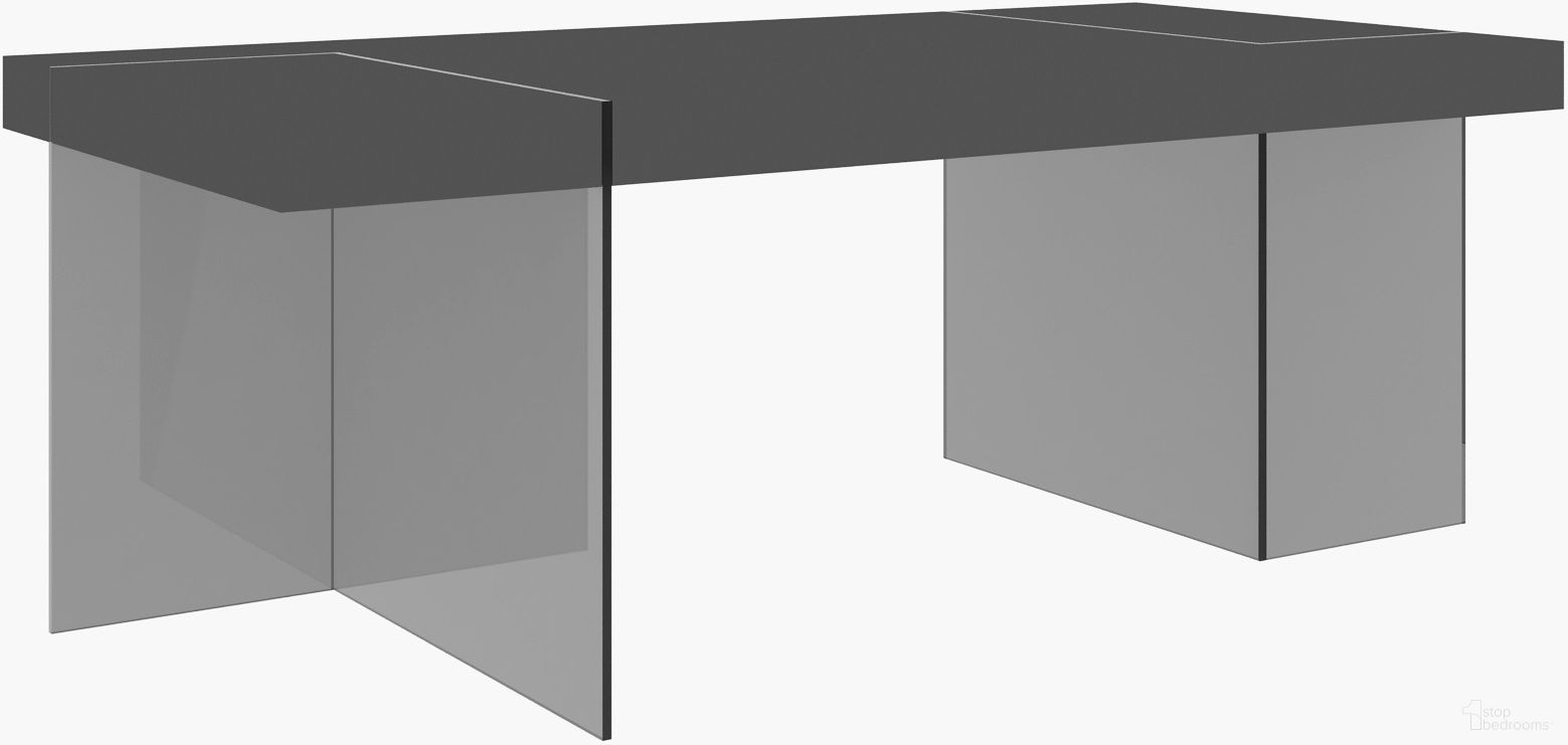 The appearance of Cloud Modern Dining Table in Grey High Gloss designed by J&M in the modern / contemporary interior design. This grey high gloss piece of furniture  was selected by 1StopBedrooms from Cloud Grey Collection to add a touch of cosiness and style into your home. Sku: 176971-T-HG-G. Table Base Style: Double Pedestal. Table Top Shape: Rectangular. Size: 78" x 39".