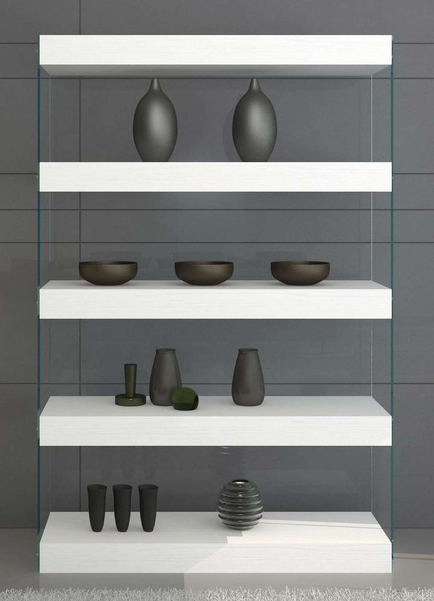 The appearance of Cloud High Gloss Curio Unit designed by J&M in the modern / contemporary interior design. This white piece of furniture was selected by 1StopBedrooms from Cloud White Collection to add a touch of cosiness and style into your home. Sku: 177041. Material: Wood.