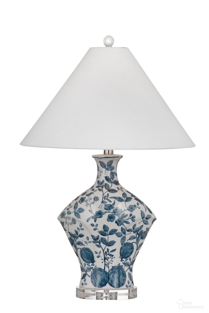 Clovelly Table Lamp In Blue