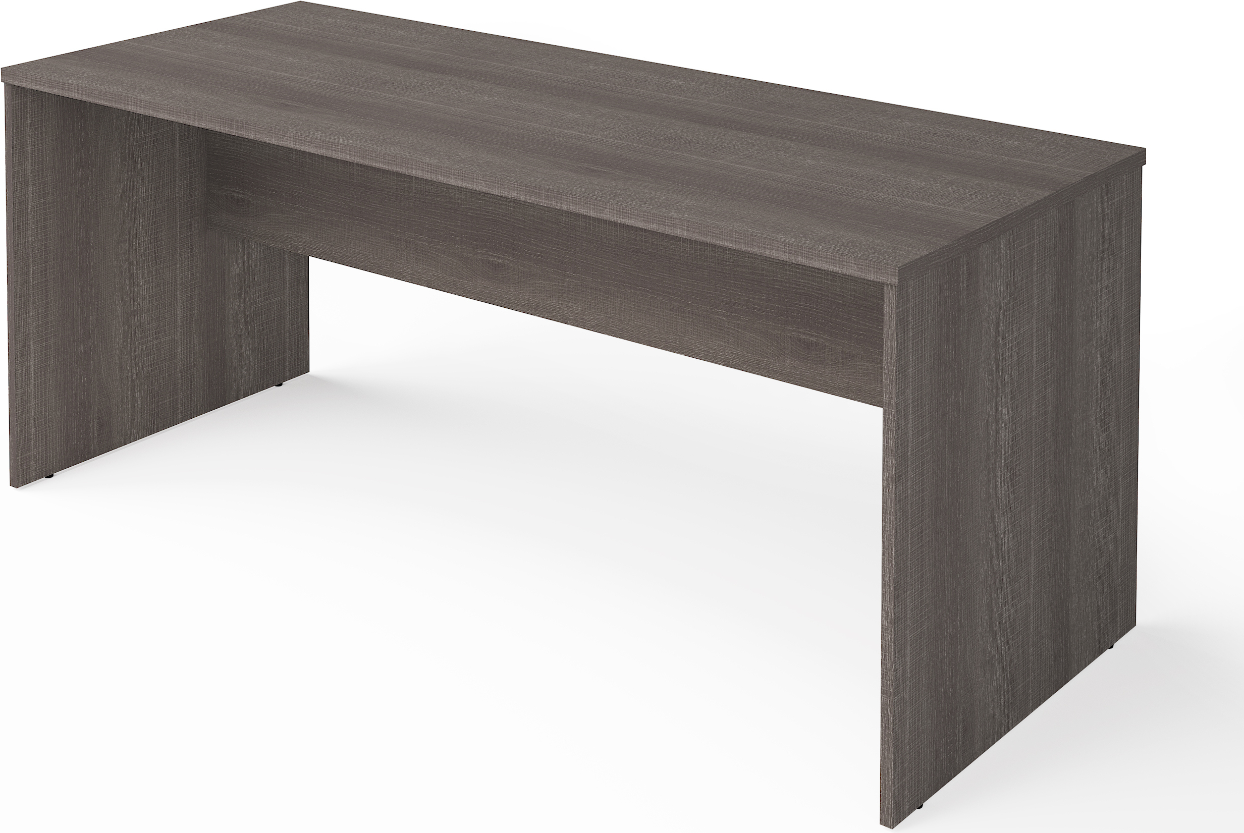 Cloyd Bark Gray Executive Desk by FineForm | 1StopBedrooms