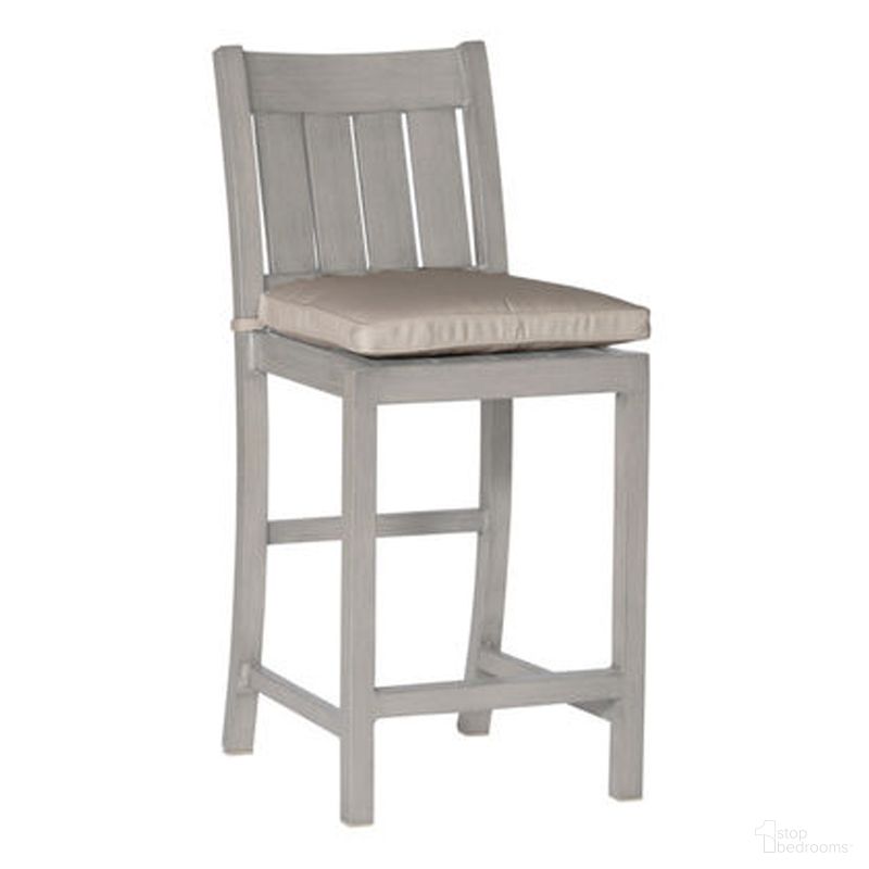 The appearance of Club Aluminum 24 Inch Counter Stool In Verona Fossil designed by Summer Classics in the transitional interior design. This verona fossil piece of furniture was selected by 1StopBedrooms from Club Aluminum Collection to add a touch of cosiness and style into your home. Sku: 332824+C013H3120N. Material: Aluminum.