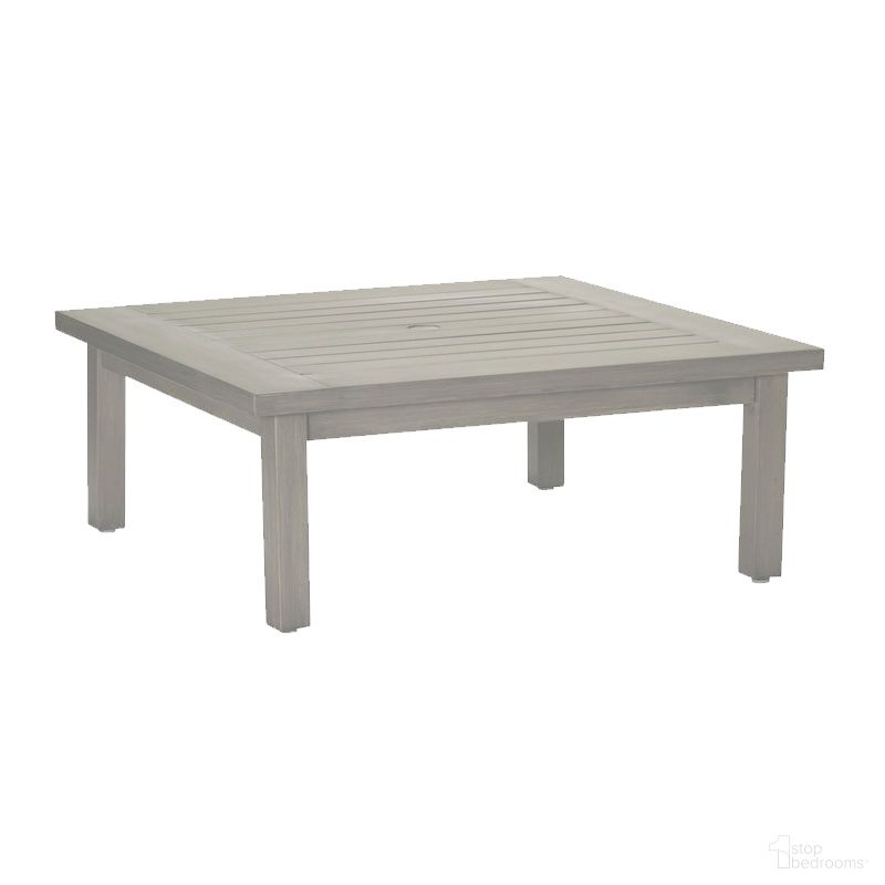 The appearance of Club Aluminum Square Coffee Table In Oyster designed by Summer Classics in the transitional interior design. This oyster piece of furniture was selected by 1StopBedrooms from Club Aluminum Collection to add a touch of cosiness and style into your home. Sku: 334124. Material: Aluminum.