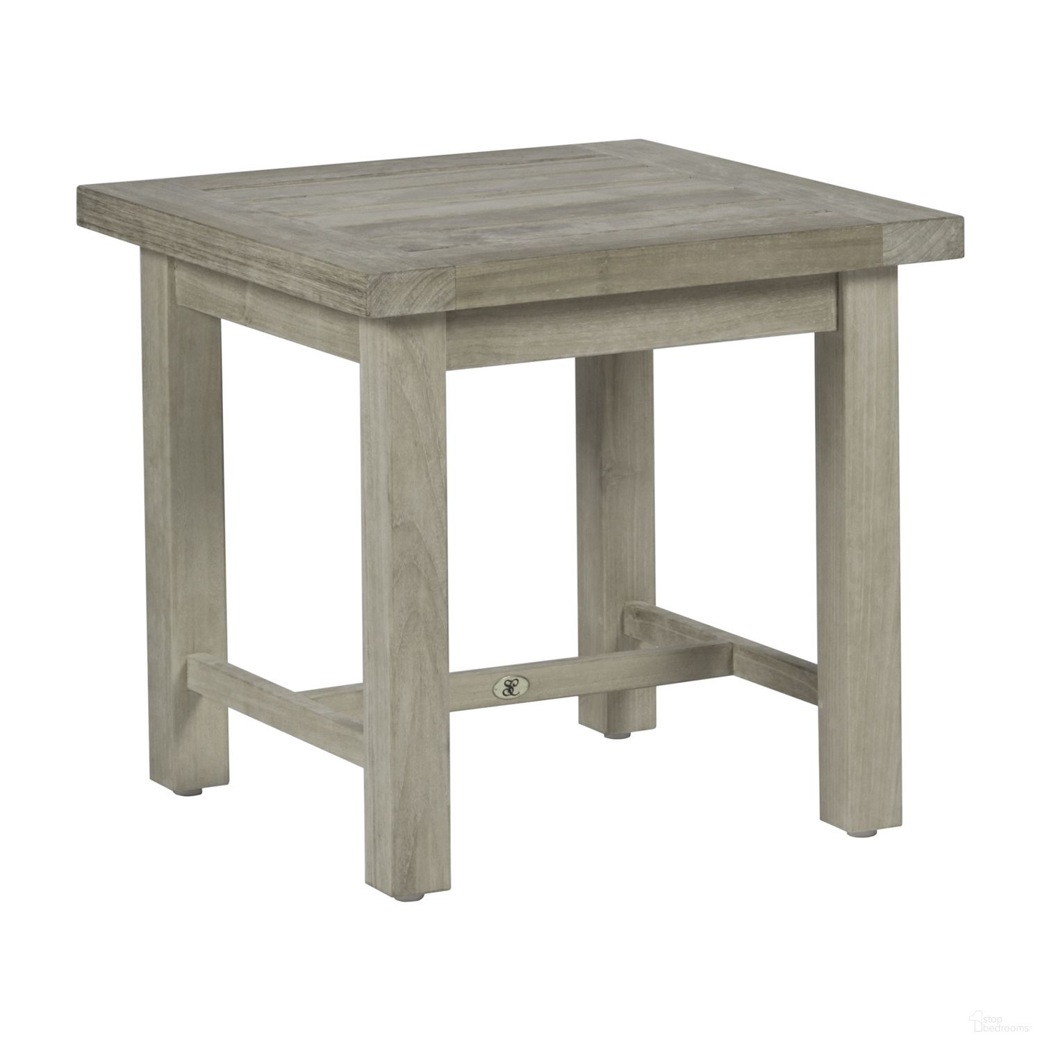 The appearance of Club Teak End Table In Oyster Teak designed by Summer Classics in the transitional interior design. This oyster teak piece of furniture was selected by 1StopBedrooms from Club Teak Collection to add a touch of cosiness and style into your home. Sku: 285527. Material: Teak.