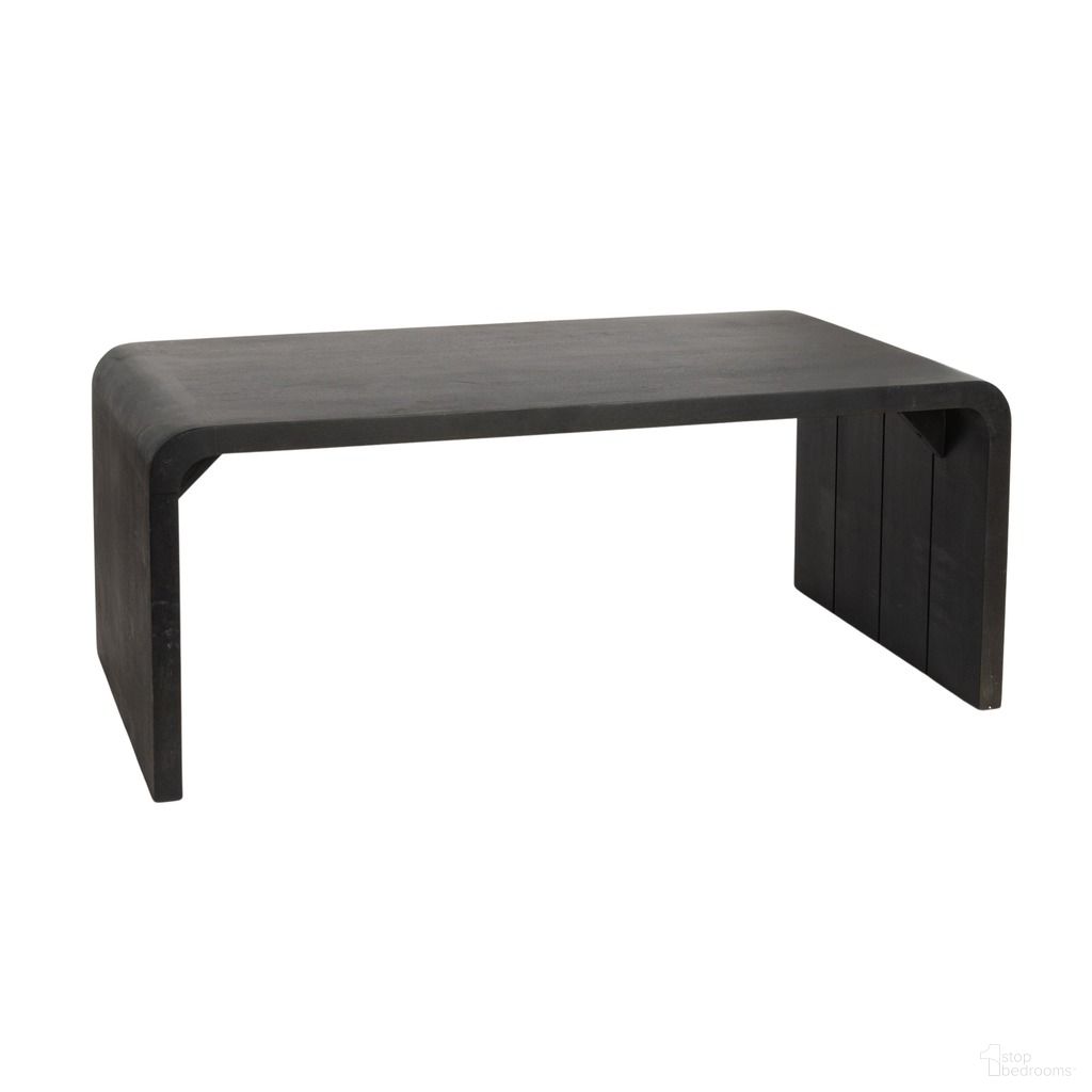The appearance of Clyde Waterfall Edge Mango Wood Coffee Table In Black designed by Rowena Interiors in the modern / contemporary interior design. This black piece of furniture was selected by 1StopBedrooms from Clyde Collection to add a touch of cosiness and style into your home. Sku: EC1721. Material: Mango Wood.