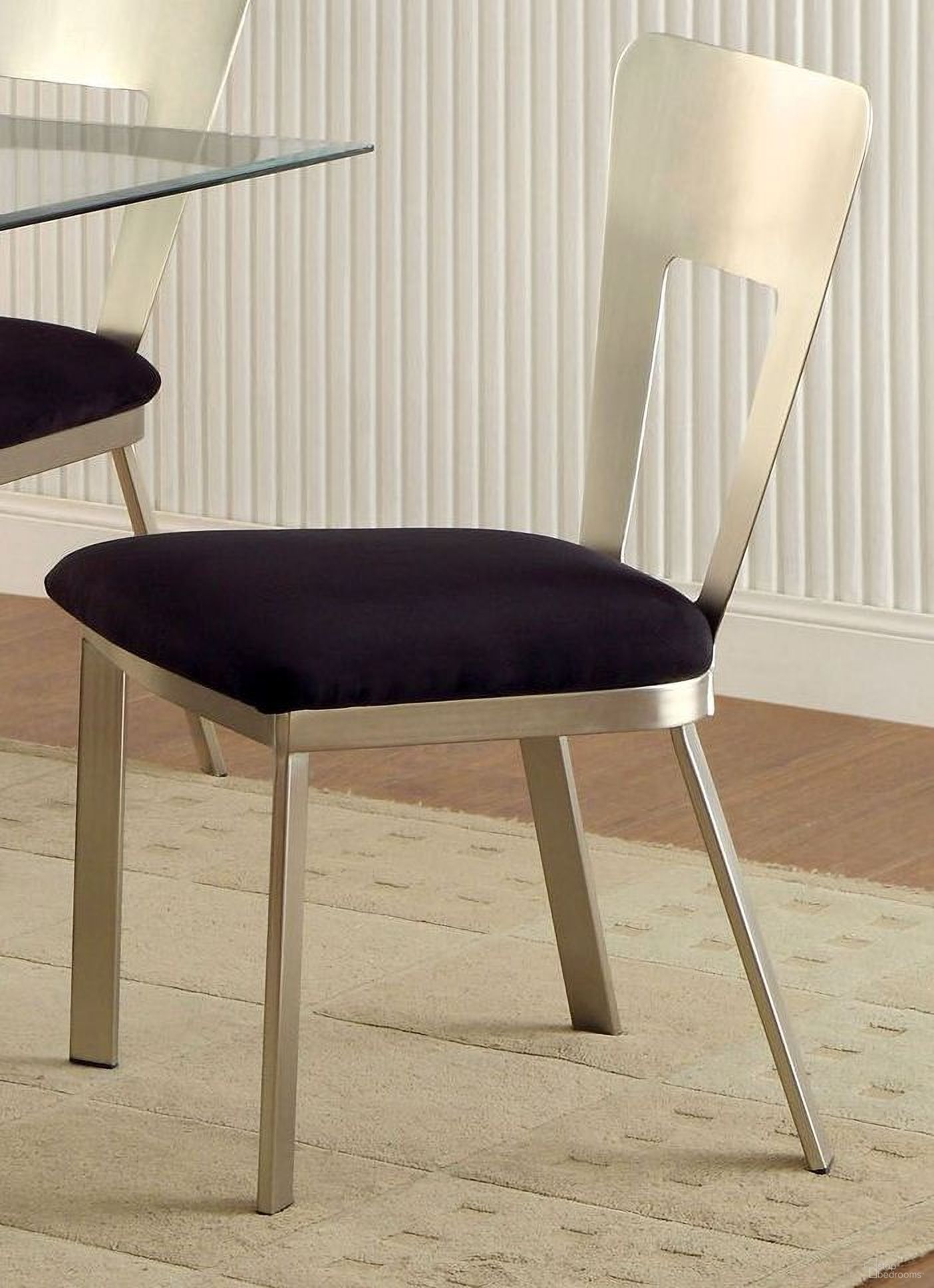 The appearance of Nova Microfiber Side Chair Set of 2 designed by Furniture of America in the modern / contemporary interior design. This silver piece of furniture was selected by 1StopBedrooms from Nova Collection to add a touch of cosiness and style into your home. Sku: CM3728SC-2PK. Material: Metal. Chair Type: Side Chair.